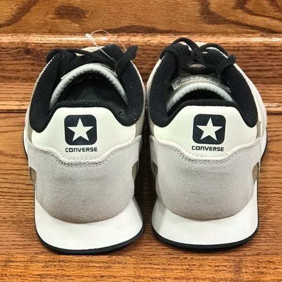 Converse Auckland Racer Ox Gold Vaporous Grey White Shoes - Picture 5 of 8